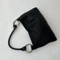 Leather shoulder bag | Black