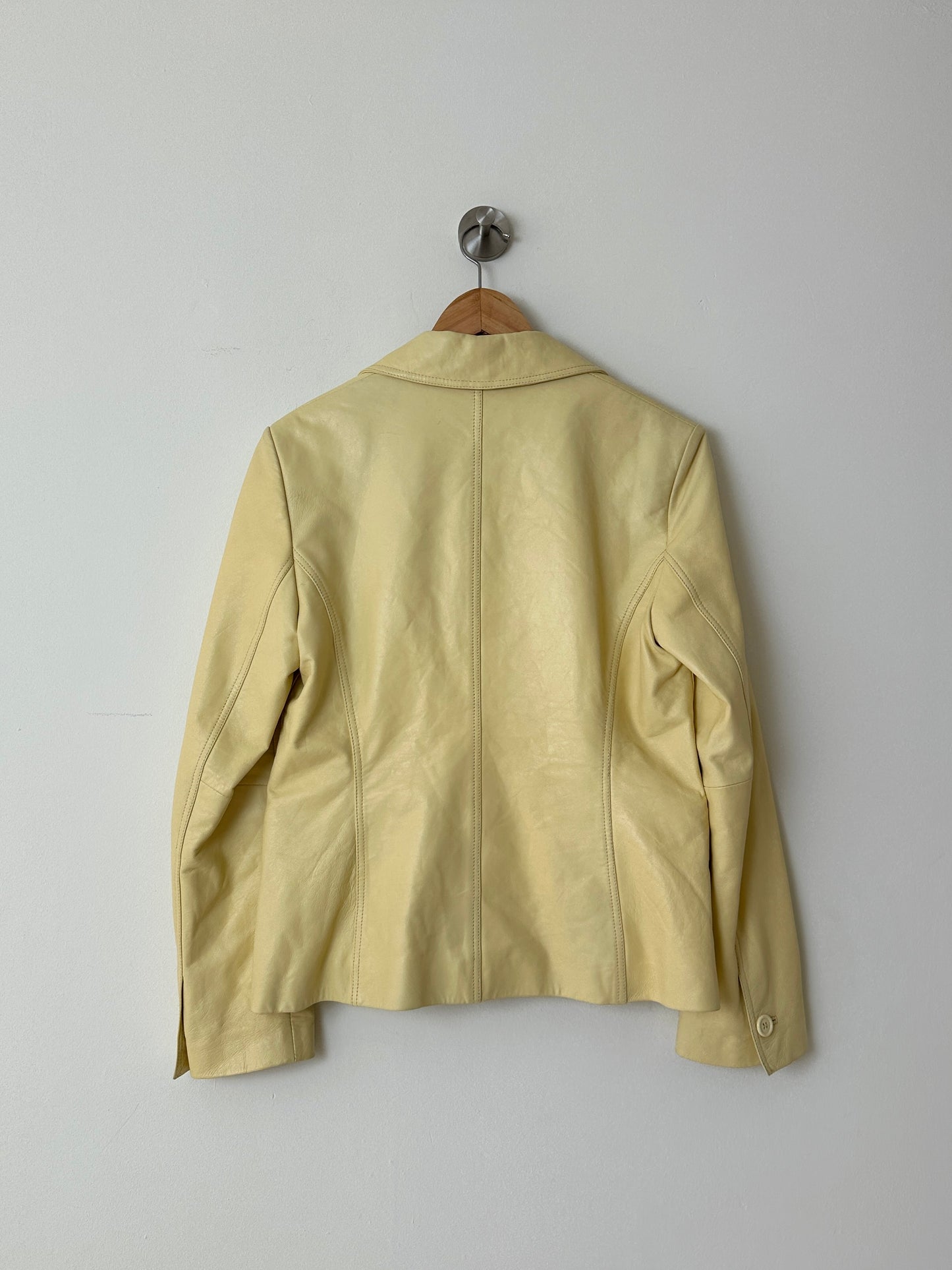 Leather fitted blazer | Butter