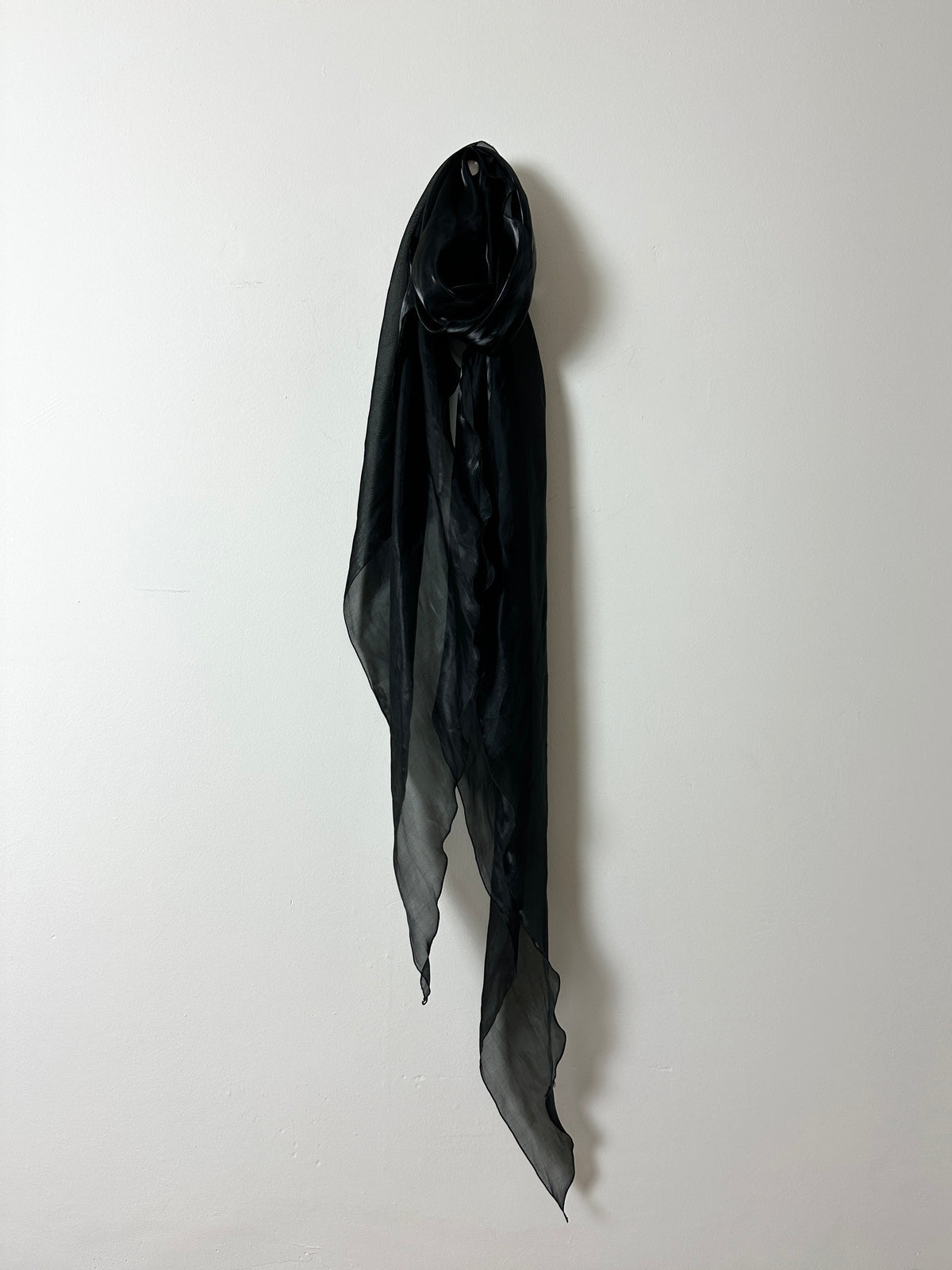 Sheer scarf | Black