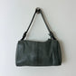 Snake embossed leather bag | Slade grey