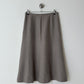 Linen midi skirt | Cloud Grey