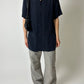 Silk blouse | Dark blue