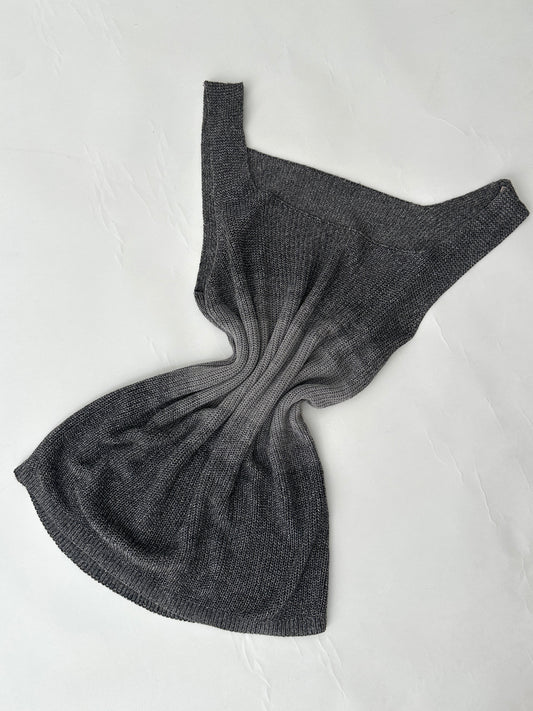 Knitted top | Grey melee