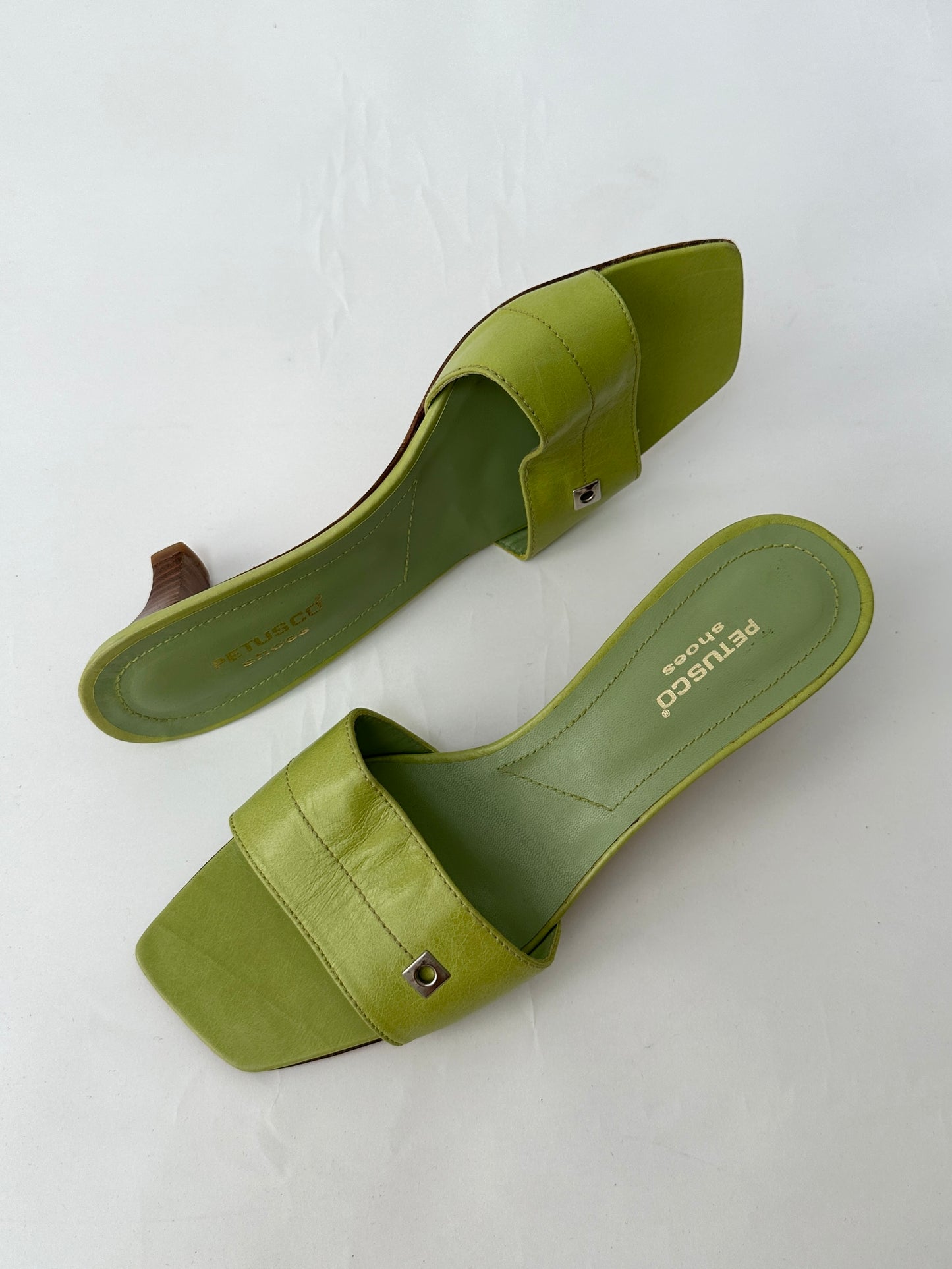 Heeled sandals | Lime