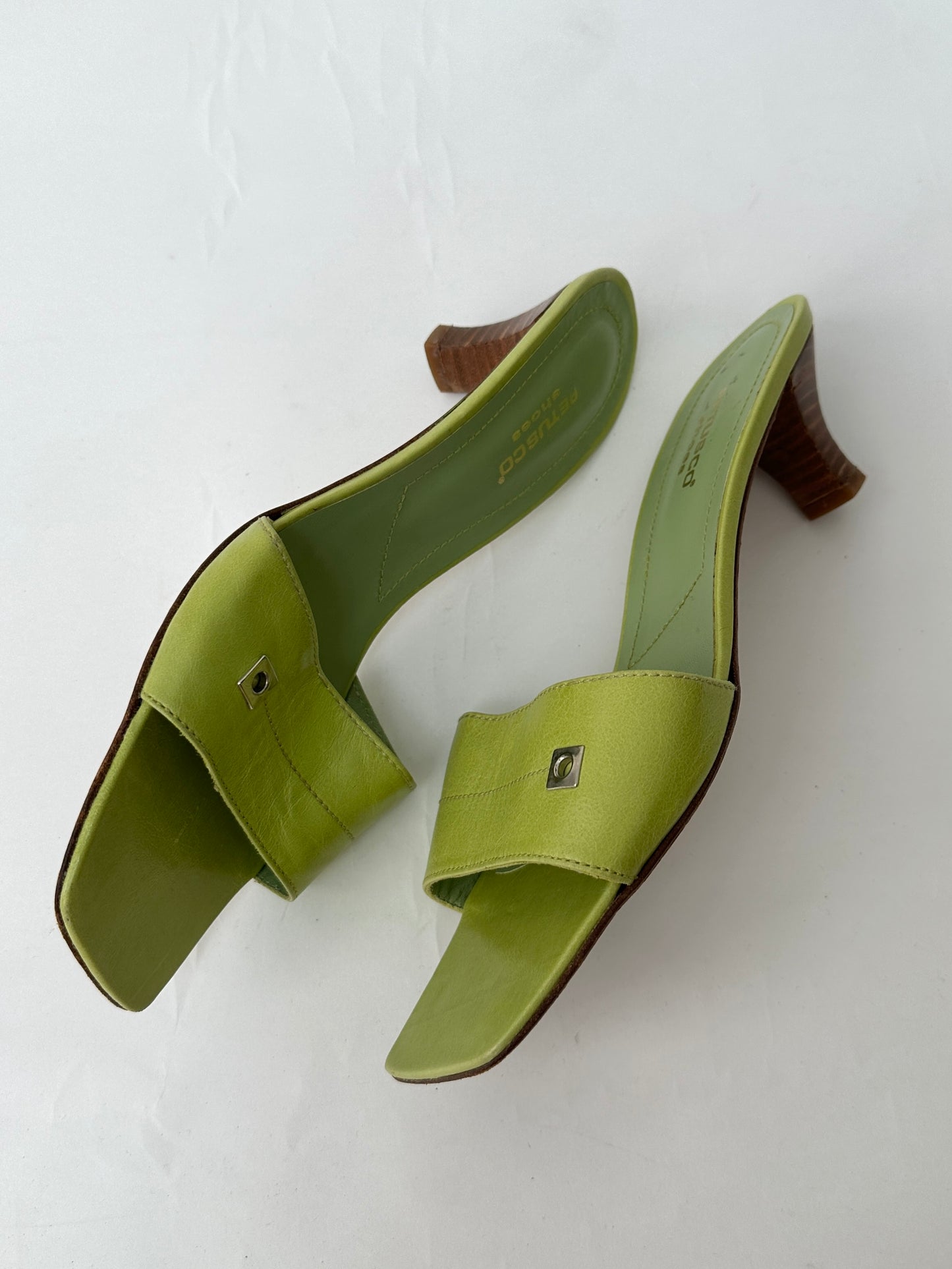 Heeled sandals | Lime
