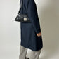 Slim long blazer | Dark blue