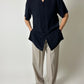 Silk blouse | Dark blue