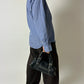 Relaxed fit striped shirt | Blue / green