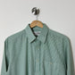 Relaxed fit striped shirt | Green / White