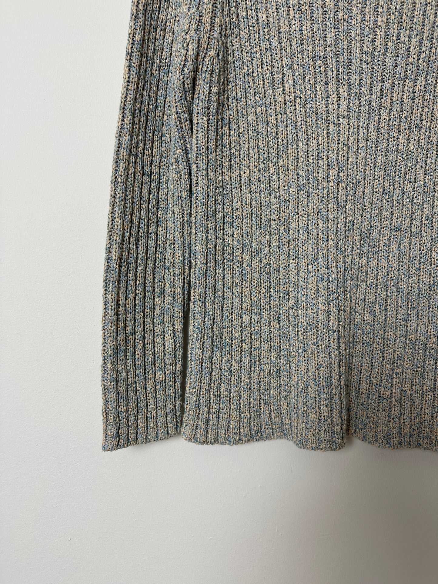 Melee sweater | Ecru / Light Blue