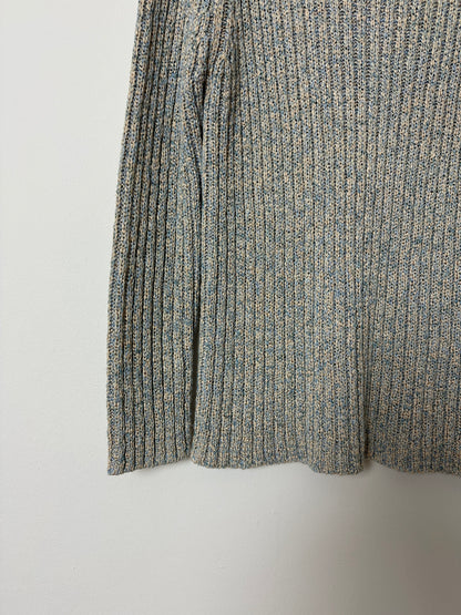 Melee sweater | Ecru / Light Blue