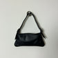 Small leather shoulder bag | Black