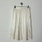 Vintage silk skirt | Off white