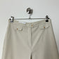 Checked capri trousers | Beige / Off white