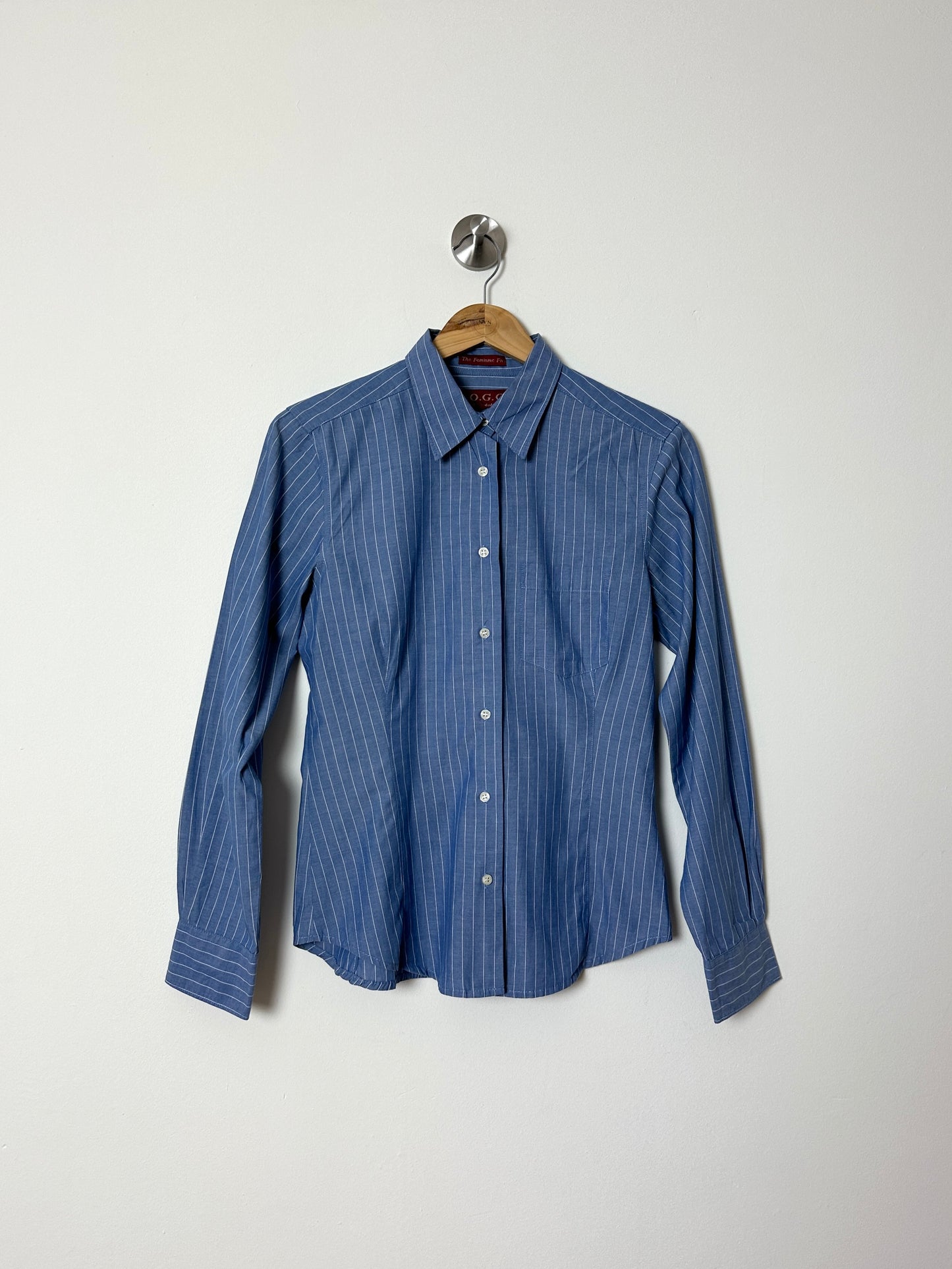 Slim striped shirt | Blue / white