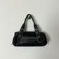 Leather hand bag | Black