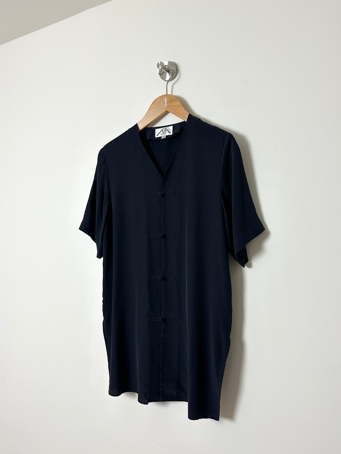 Silk blouse | Dark blue