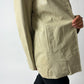 Minimal leather jacket | Soft ecru