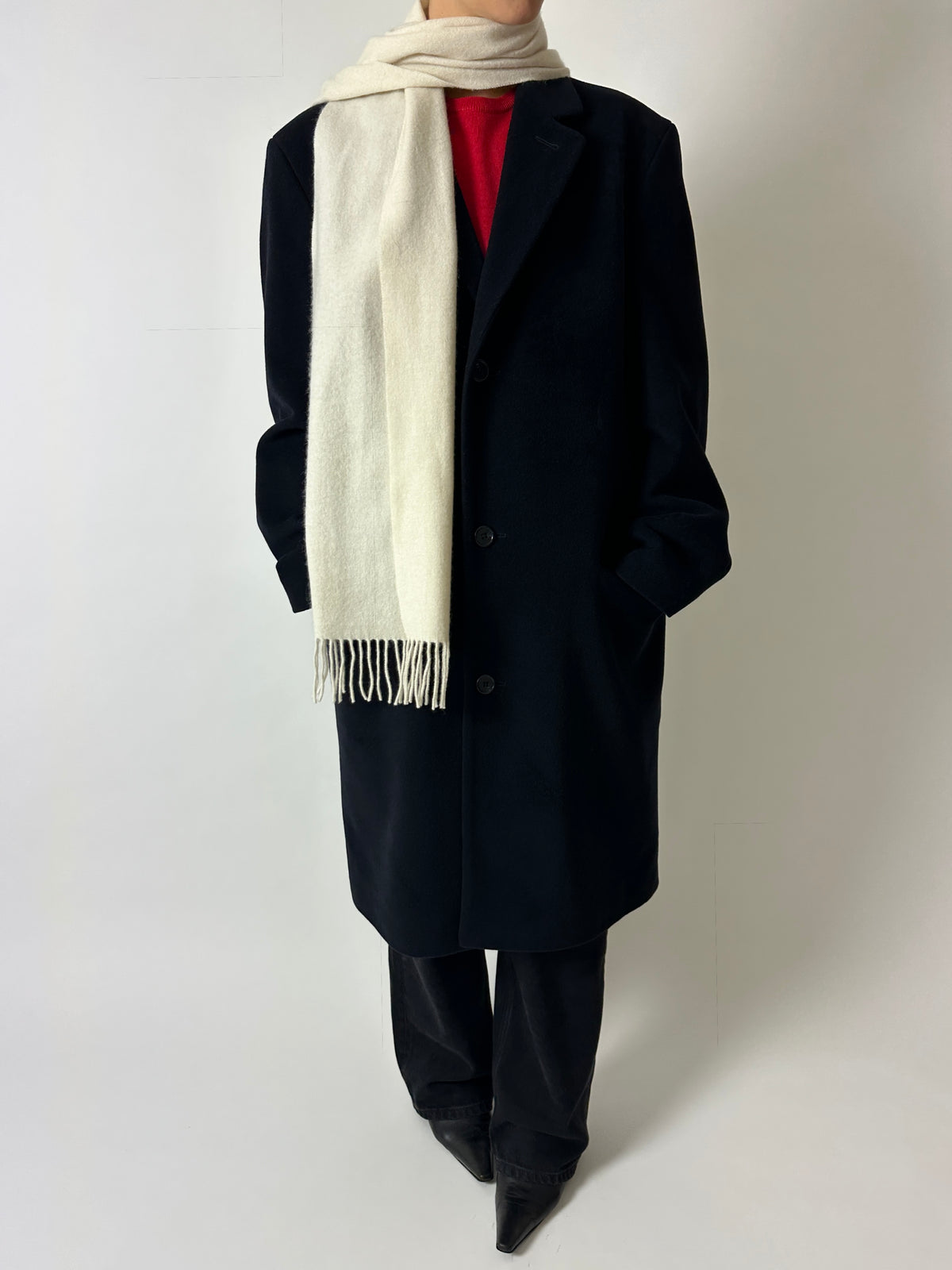 Wool scarf | Off-white