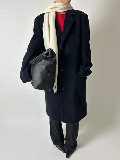 Leather shoulder bag | Black