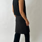 Zip sleeveless vest | Black