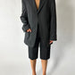 Oversized blazer | Dark grey
