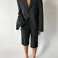 Oversized blazer | Dark grey