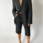 Oversized blazer | Dark grey
