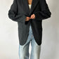 Oversized blazer | Dark grey