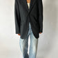 Oversized blazer | Dark grey