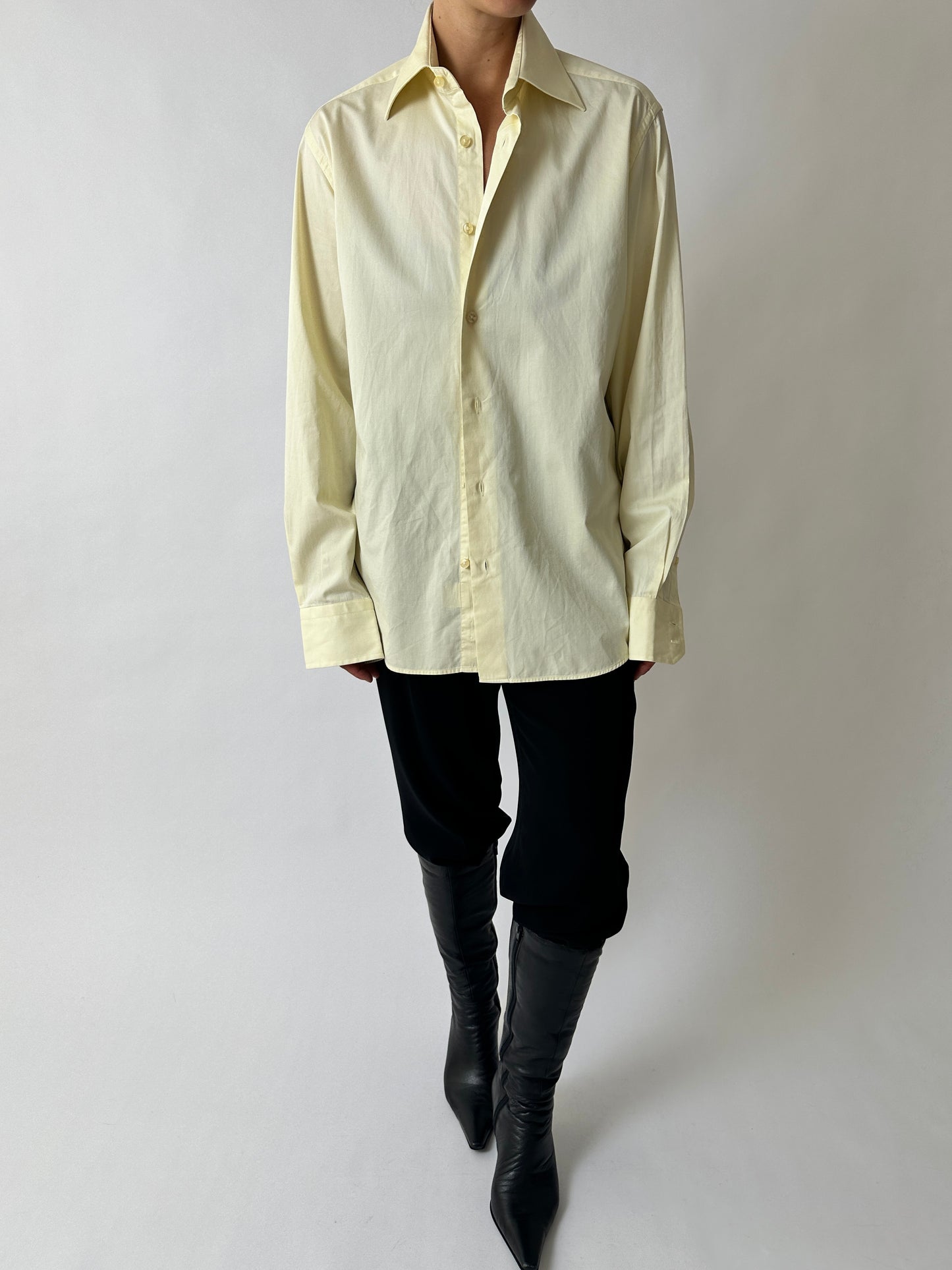 Relaxed fit cotton shirt | Soft Butter
