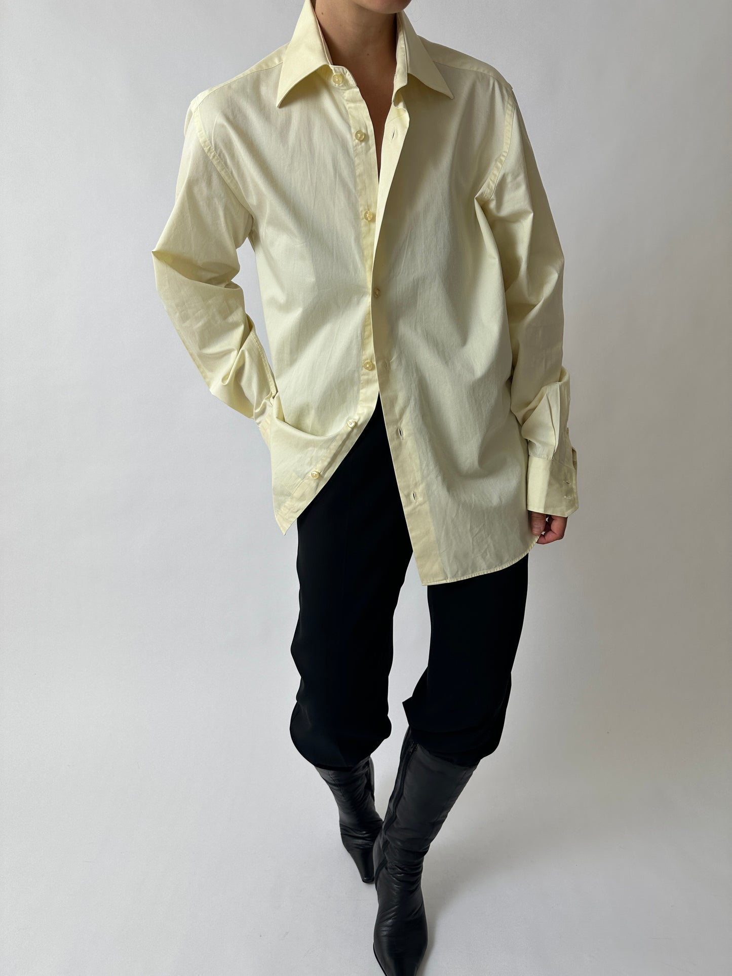 Relaxed fit cotton shirt | Soft Butter