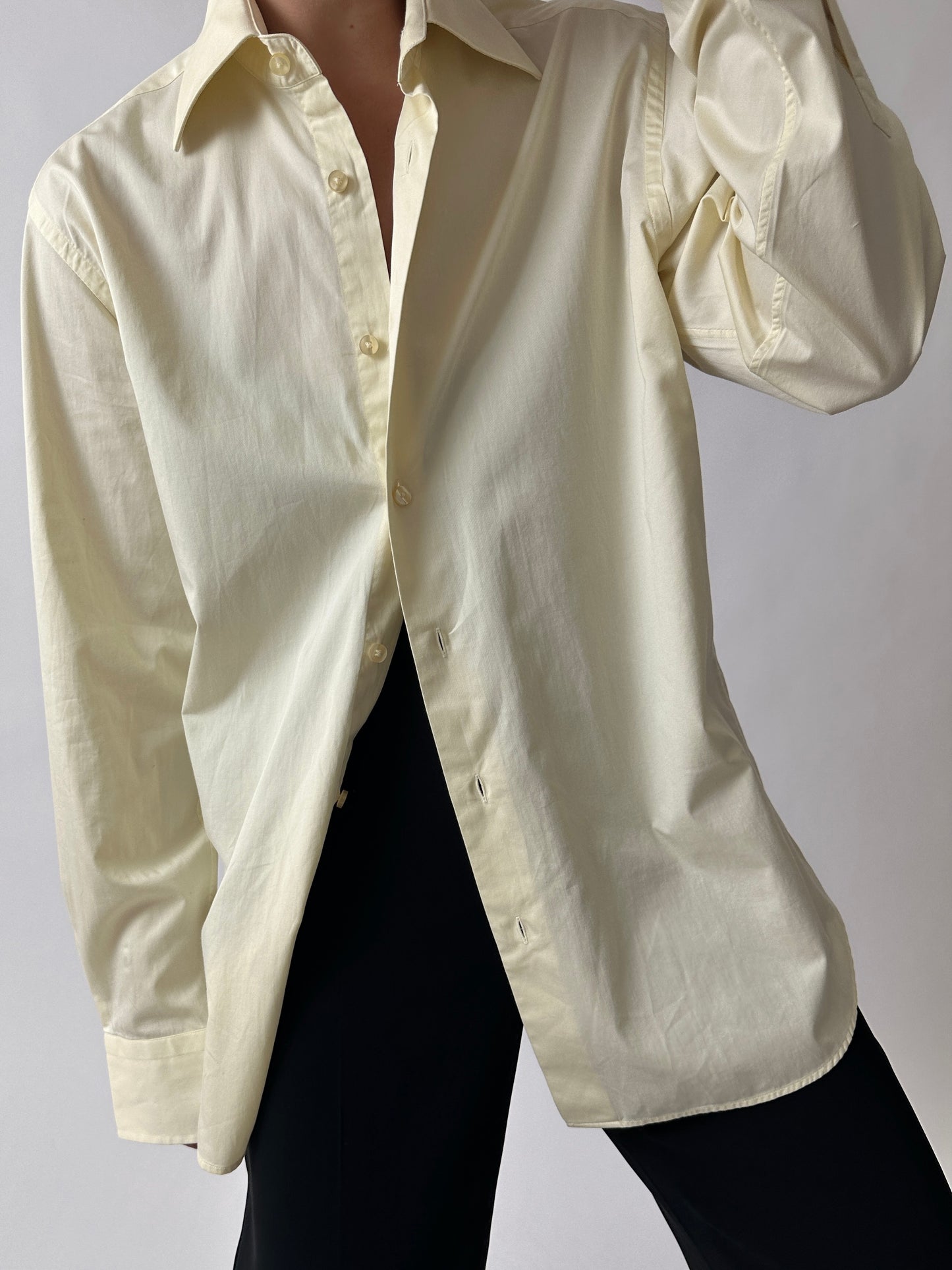 Relaxed fit cotton shirt | Soft Butter