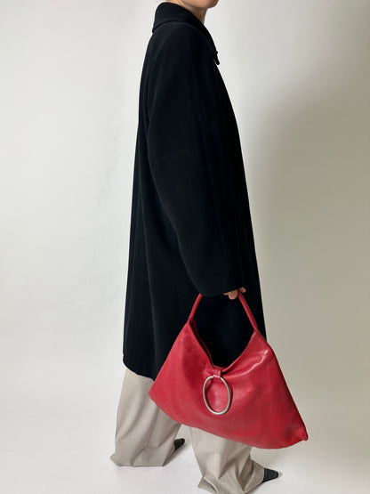 Long wool coat | Black