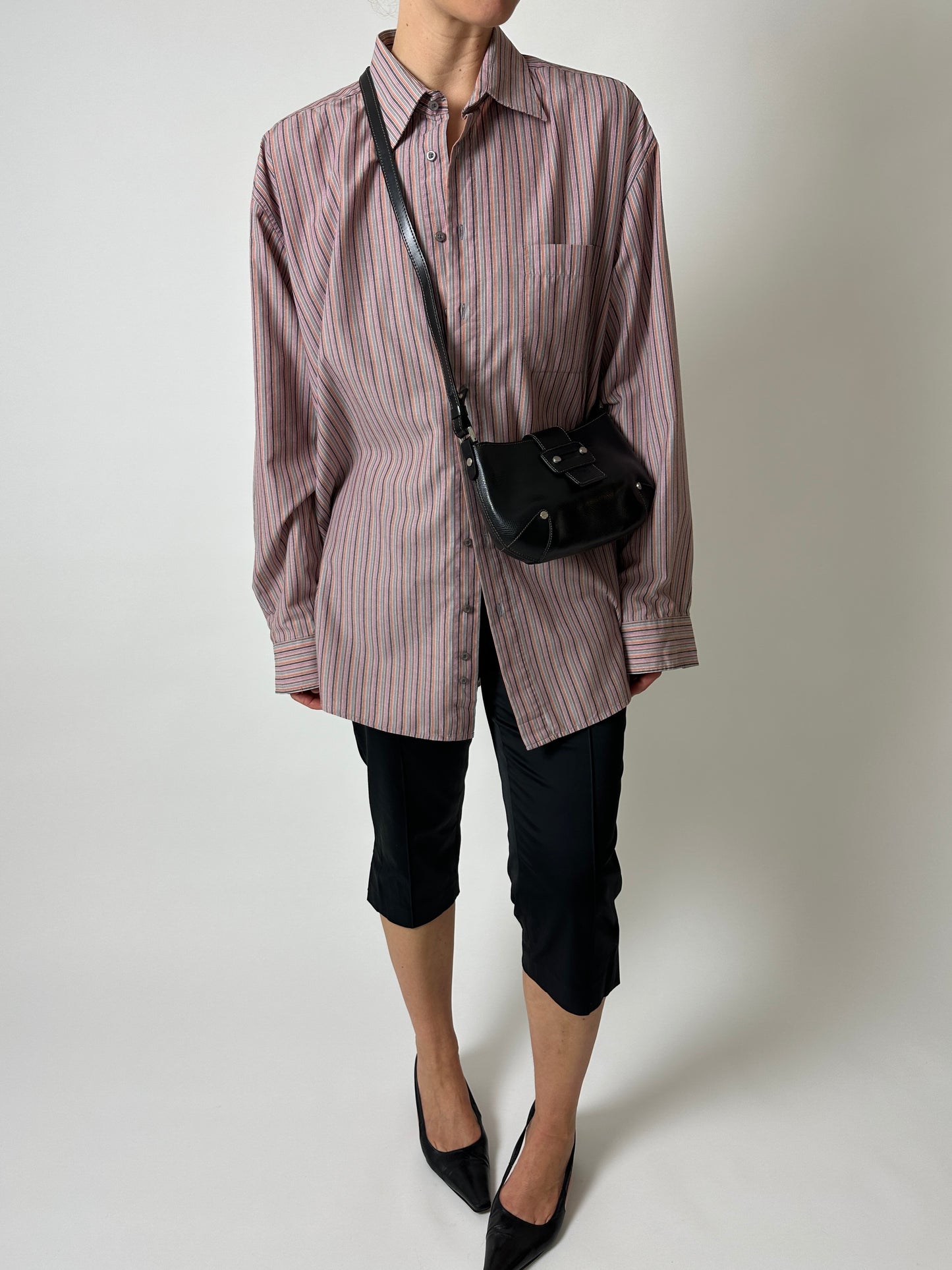 Oversized striped shirt | Multi color