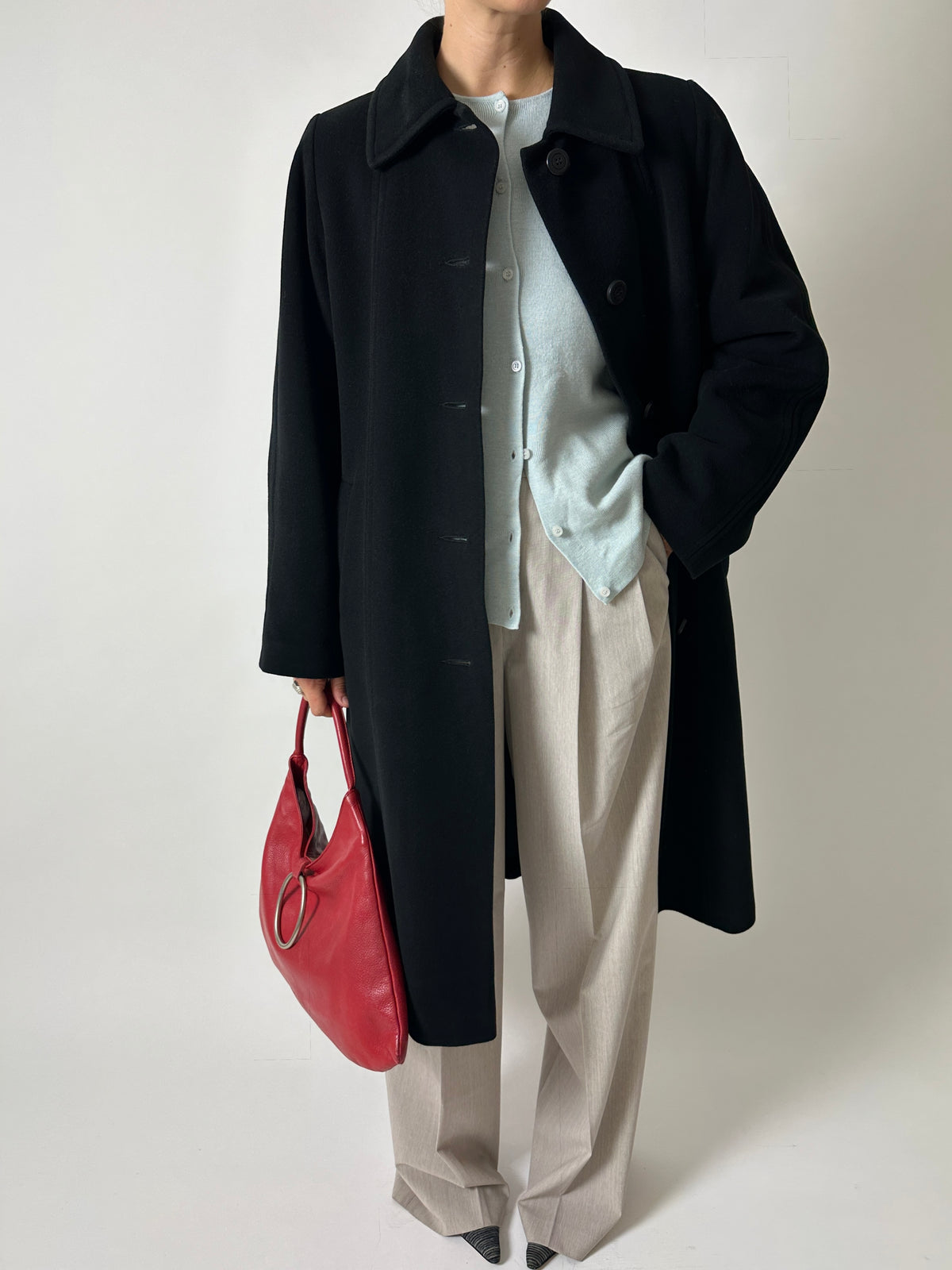 Wool cardigan | Ecru