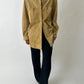 Suede shirt jacket | Camel beige