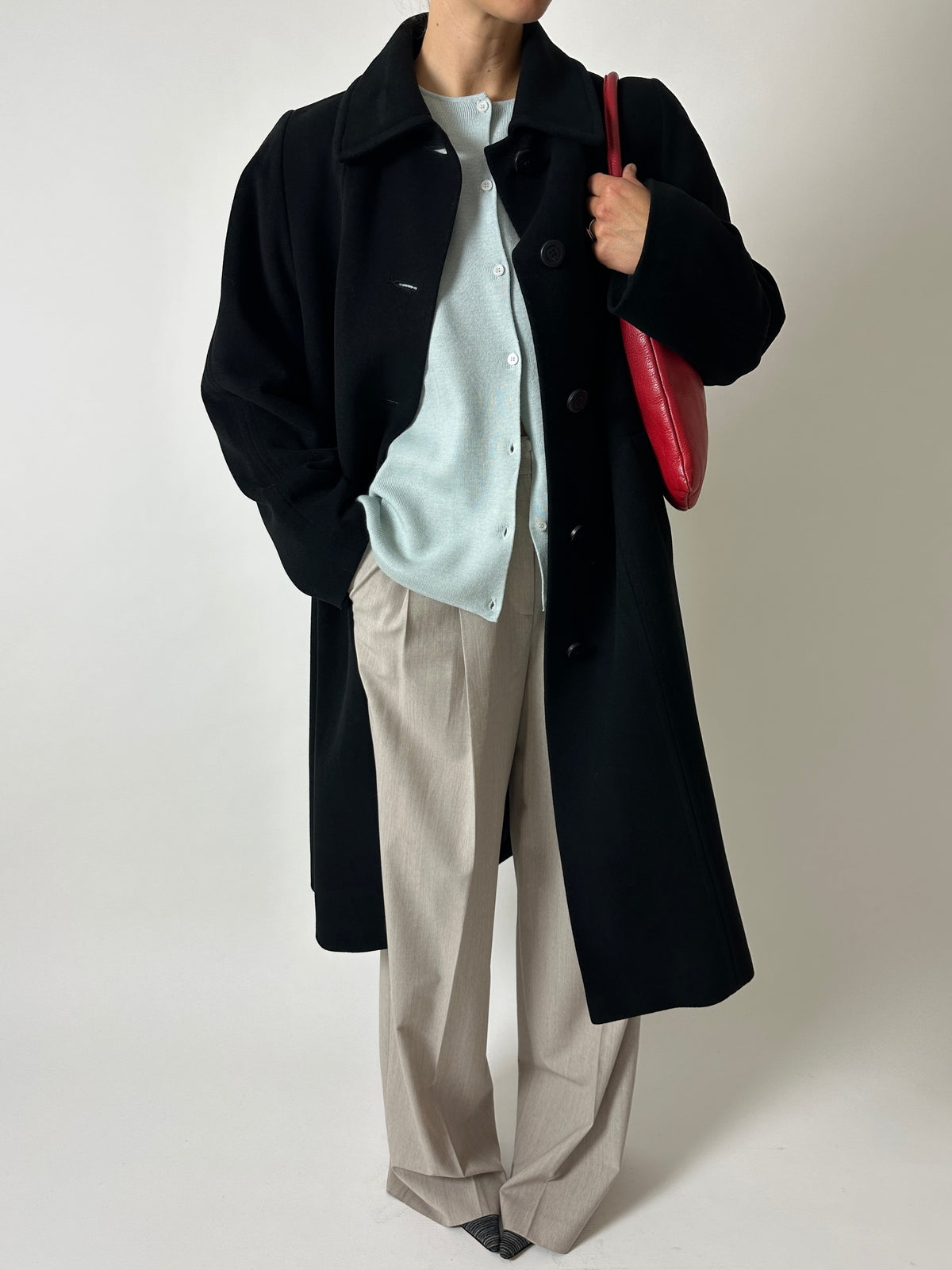 Wool cardigan | Ecru