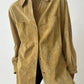 Suede shirt jacket | Camel beige