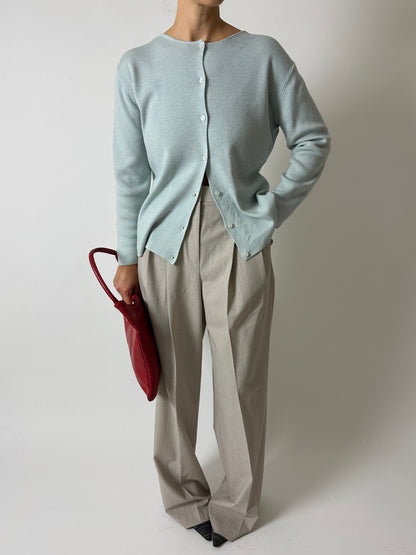 Wool cardigan | Ecru