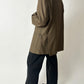Oversized wool blazer | Soft Brown