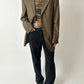 Oversized wool blazer | Soft Brown