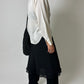 Silk polka dot blouse | Cream