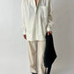 Relaxed fit cotton shirt | Soft Ecru