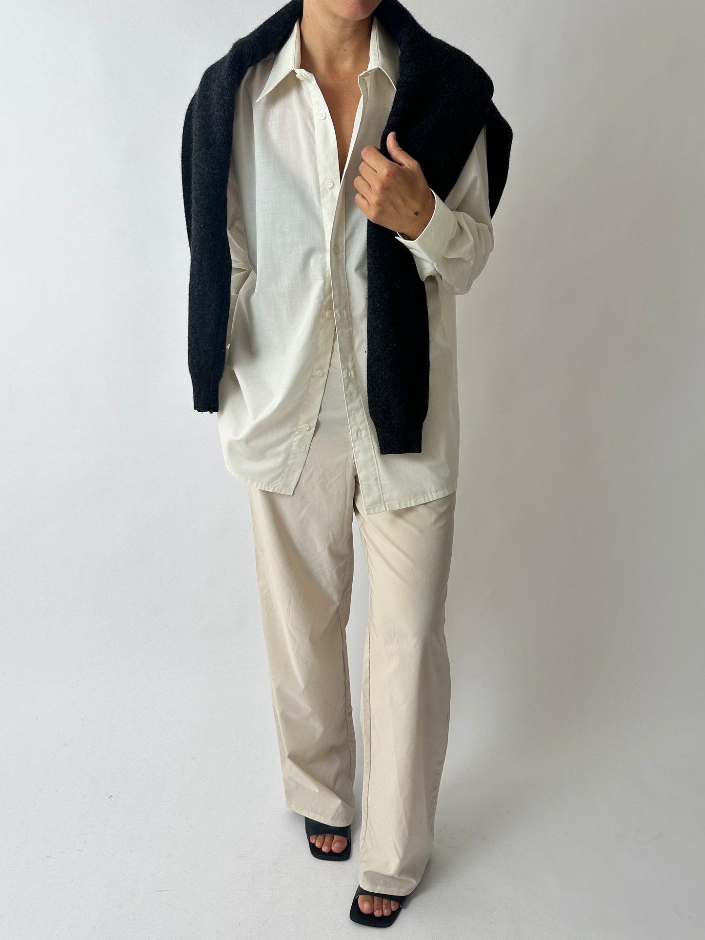 Adidas straight-leg pants | Soft Ecru