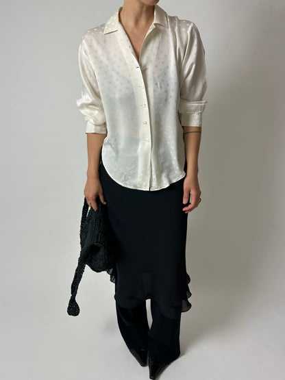 Sheer skirt | Black