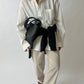Relaxed fit cotton shirt | Soft Ecru