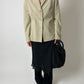 Relaxed fit blazer | Soft ecru