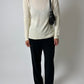 Fine knitted sweater | Soft butter