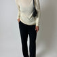 Fine knitted sweater | Soft butter